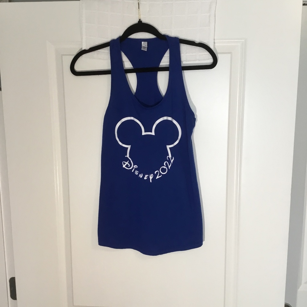 Ideal Ladies Pullover Racerback Disney 2022  Tank Top Blue/ White Size S
